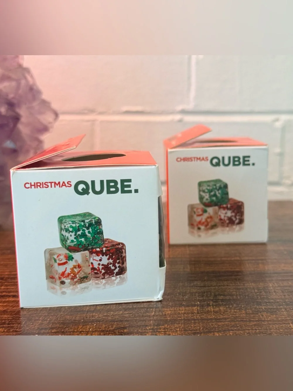 Christmas Qube Squishy 2 Pack | Viral Holiday Sensory Stress Toys | Master Toys